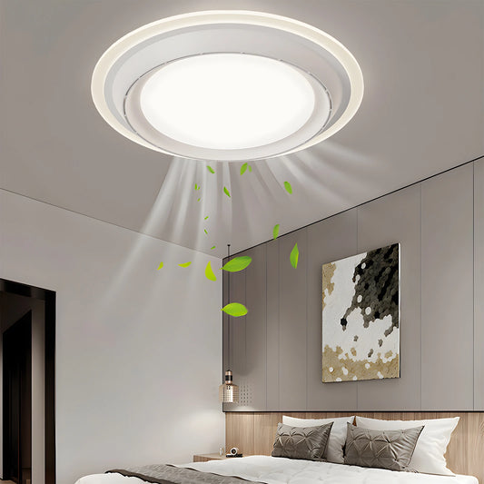 Jelena Retractable Ceiling Fan with LED Light – 220V, Remote Control, 6-Speed, 3 Color Temperatures, 10–20㎡ Coverage
