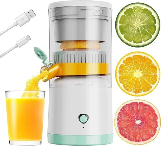Portable Electric Citrus Juicer – USB Rechargeable, Compact Design for Fresh Orange & Lemon Juice Anytime